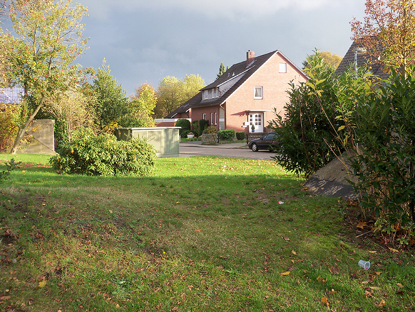 Betonierter Deckungsgraben Arngaster Straße in Varel